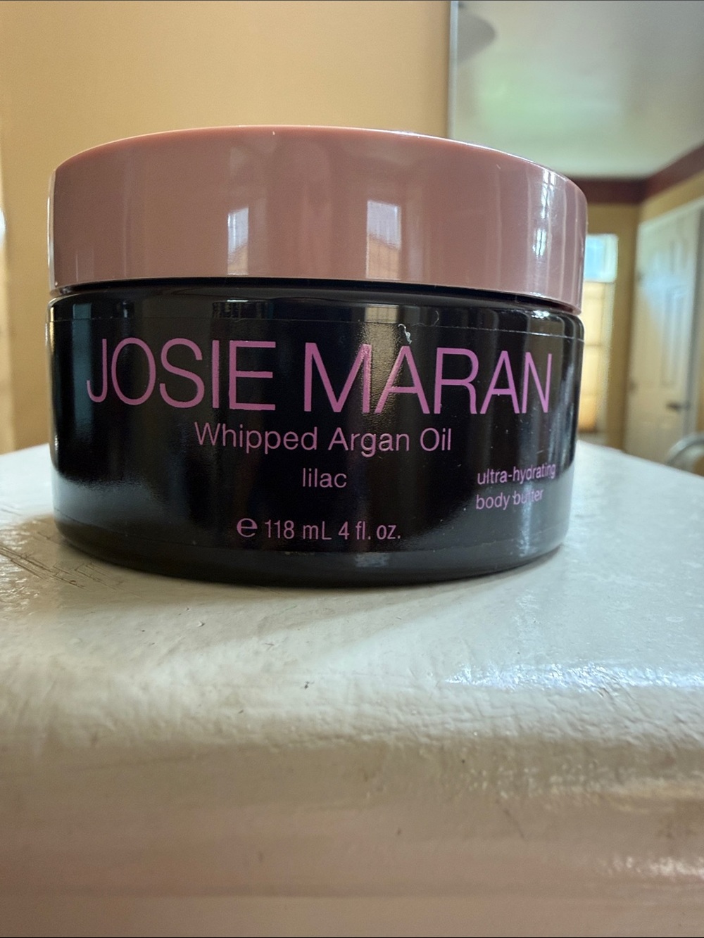 JOSIE MARAN Lilac Whipped Argan Oil Body Butter — 4 oz